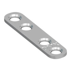 4 Connecteurs Plats Flw 60 - 57X13X2.0 mm - D-Work