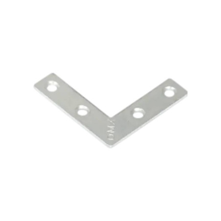 4 Équerres Plates Na 40 - 40X40X10X1.5 mm - D-Work