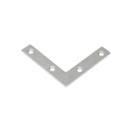 50 Équerres Plates Na 50 - 50X50X10X2.0 mm - D-Work