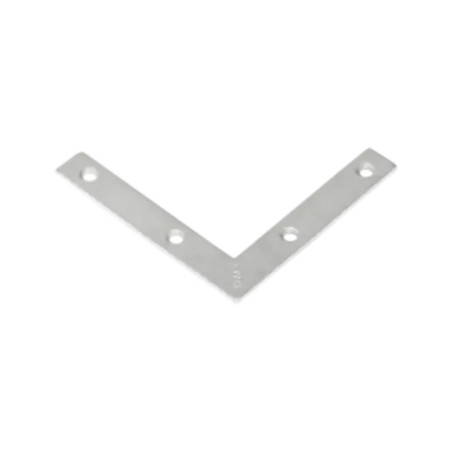 50 Équerres Plates Na 75 - 75X75X13X2.0 mm - D-Work