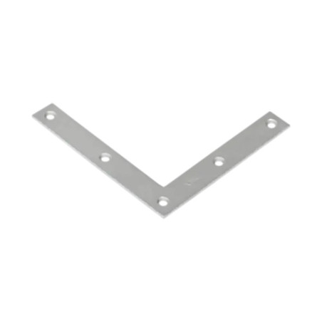 10 Équerres Plates Na 100 - 100X100X15X2.0 mm - D-Work