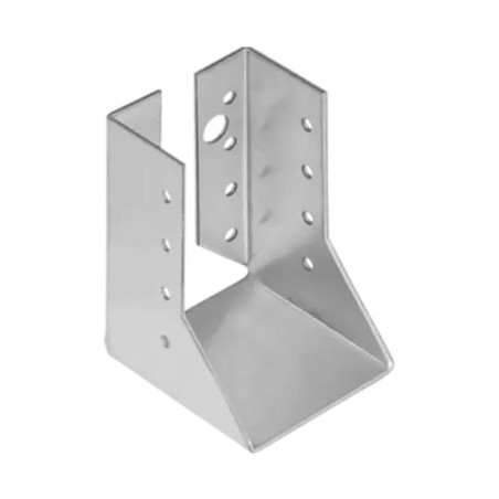10 Sabots De Solive Pliés 60x100x2,0 mm - Acier Zingué - Fixation Solide Et Durable - D-Work