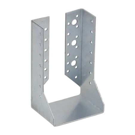10 Sabots de Solive Pliés 100x170x2 mm - Acier - Fixation Solide - D-Work
