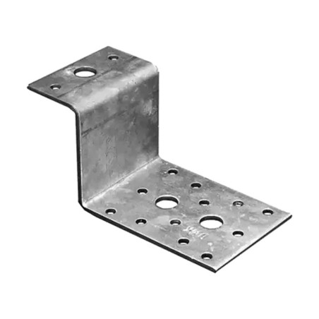20 Connecteurs Type Z LZ2 85x50x55x2,5 mm - Acier - Fixation Solide - D-Work