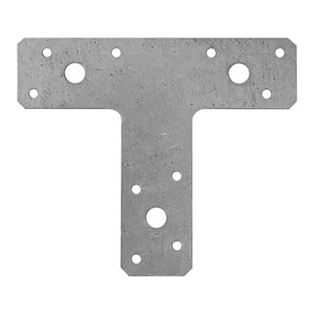 20 Connecteurs Type T KT2 150x127x38x2 mm - Acier - Fixation Solide - D-Work