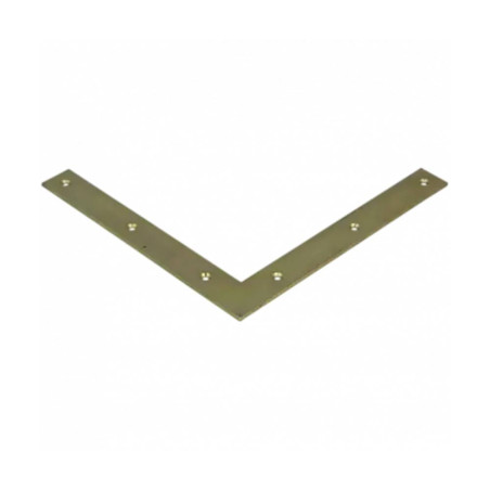 10 Plaques d’Angle NA3 250x250x30x3 mm - Acier - Fixation Solide - D-Work