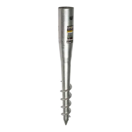 Support de Poteau à Visser 60x550x1,7 mm - Acier - Fixation Robuste - D-Work