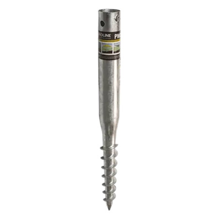 Support de Poteau à Visser 68x800x1,8 mm - Acier - Fixation Robuste - D-Work