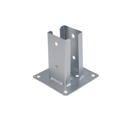 Support De Poteau Pspd 70 - 71X150X2.0 mm Galvanisé À Chaud - D-Work