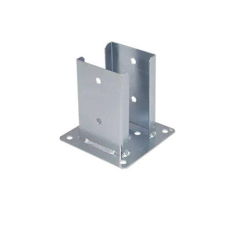 Support De Poteau PSPD 91x150x2 Mm - Acier Galvanisé À Chaud - Résistant Et Durable - D-Work
