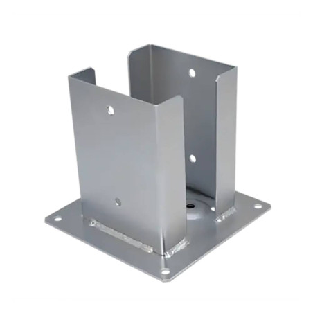 Support De Poteau Pspd 140 - 141X200X3.0 mm Galvanisé À Chaud - D-Work