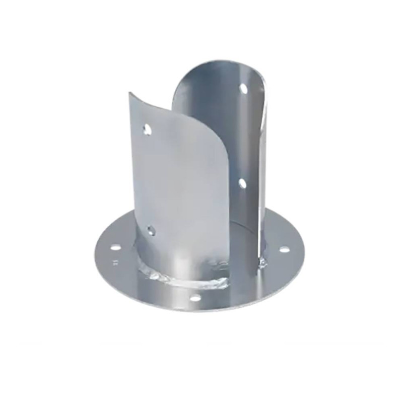 Support de Poteau PSPOD 121x180x2,5 mm - Acier - Fixation Robuste - D-Work