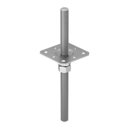 4 Pieds De Poteau Réglable Ppsr 80 Support - 80X330X3.0 mm - D-Work