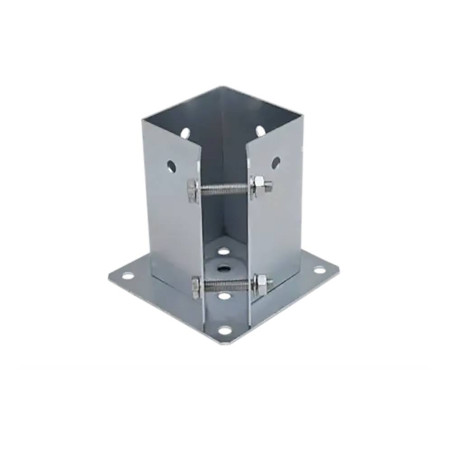 Support de Poteau PSPA 91x150x2 mm - Acier - Fixation Robuste - D-Work