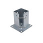 Support de Poteau PSPA 91x150x2 mm - Acier - Fixation Robuste - D-Work