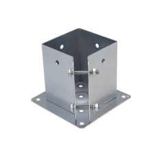 Support De Poteau Pspa 120 - 121X150X2.0 mm - D-Work