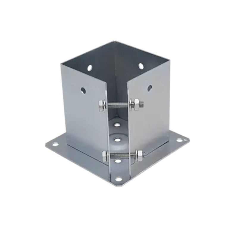 Support de Poteau PSPA 121x150x2 mm - Acier - Fixation Robuste - D-Work