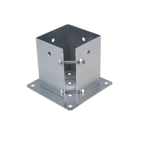 Support De Poteau Pspa 120 - 121X150X2.0 mm - D-Work