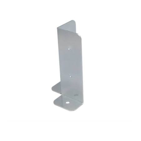 4 Supports De Poteau PSB 75x75x200x3 mm - Acier - Fixation Robuste - D-Work