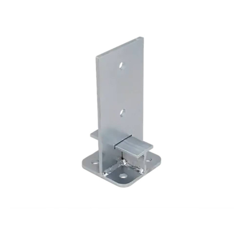 Support de Poteau PUW 100 100x200x6 mm - Acier - Fixation Robuste - D-Work