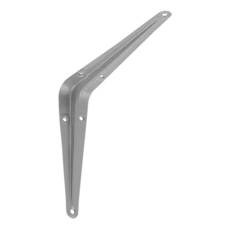 20 Équerres en Acier 150x175 mm - Grise - Fixation Solide - D-Work