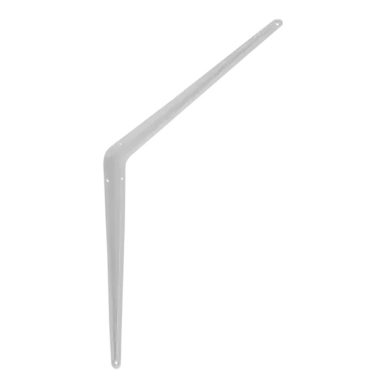 20 Équerres Acier 400x450 mm - Blanche - Résistantes et Pratiques - D-Work