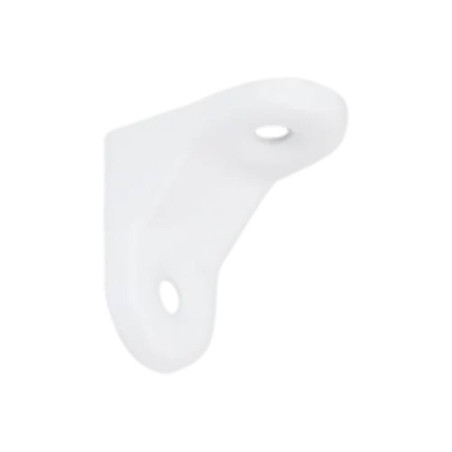 20 Équerres Petites 30x30 mm - Acier Blanc - Fixation Polyvalente - D-Work