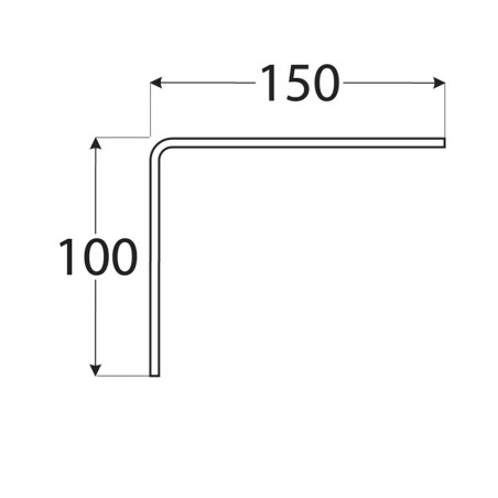 6 Équerres en Contreplaqué Hêtre 100x150 mm - WDGL 150 - Résistantes et Pratiques - D-Work