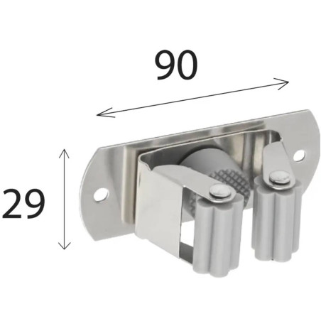 20 Supports Pour Outils Umz 100 - 90X34 mm - D-Work
