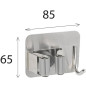 20 Supports Pour Outils Uma 100 - 85X65 mm - D-Work