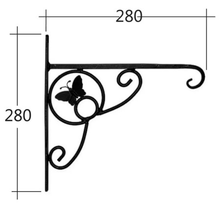 6 Supports Pour Pot De Fleurs Papillon Uk 1 - D-Work