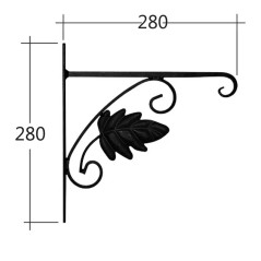 6 Supports Pour Pot De Fleurs Feuille Uk 2 - D-Work