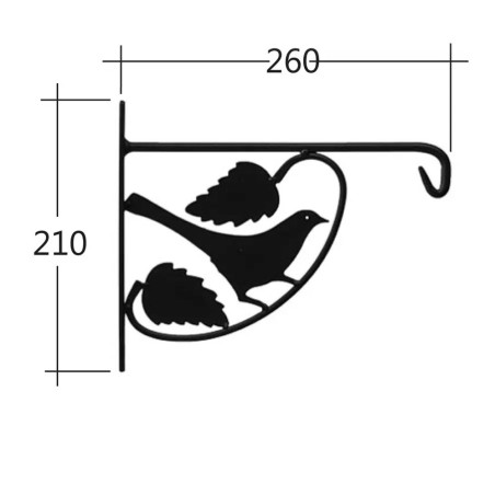 6 Supports Pour Pot De Fleurs Oiseau Uk 3 - D-Work