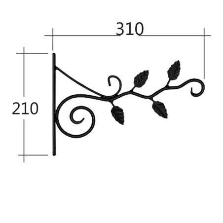 6 Supports Pour Pot De Fleurs Feuilles Uk 5 - D-Work