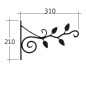 6 Supports Pour Pot De Fleurs Feuilles Uk 5 - D-Work 6 Supports Pour Pot De Fleurs Feuilles Uk 5 - D-Work