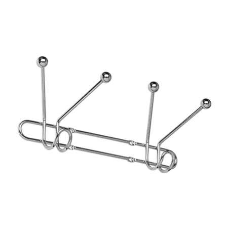 4 Patères Murales Pour Vêtements 350 mm - Fixation Murale Robuste - Pratique Et Durable - D-Work