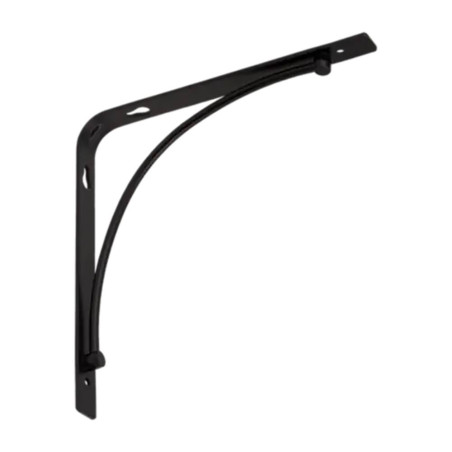 10 Équerres Bow 200 Cz - 200X200 mm Noir Mat - D-Work