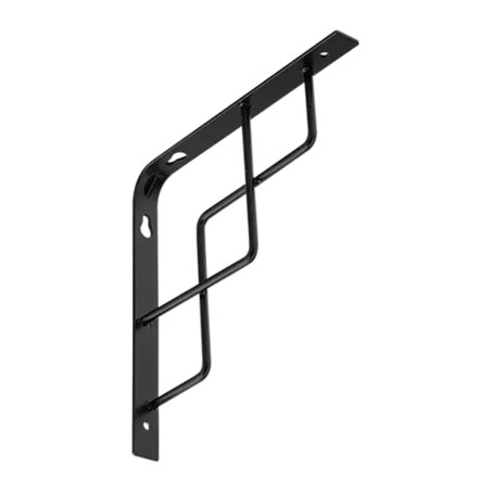 10 Équerres Square 200 Cz - 200X200 mm Noir Mat - D-Work
