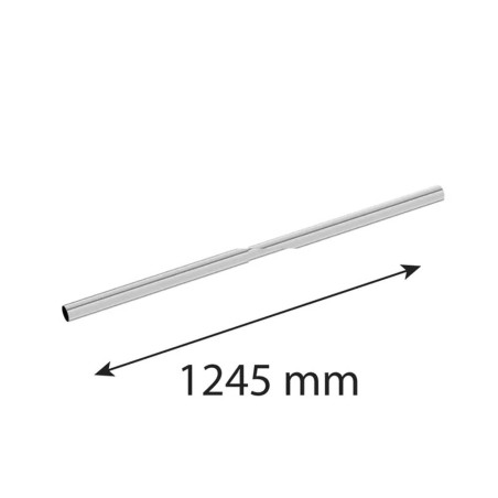 10 Barres de Penderie 1245x25 mm - Acier - Résistantes et Pratiques - D-Work