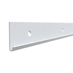10 Barres Horizontales 2450x73 mm - Blanc - Résistantes et Pratiques - D-Work