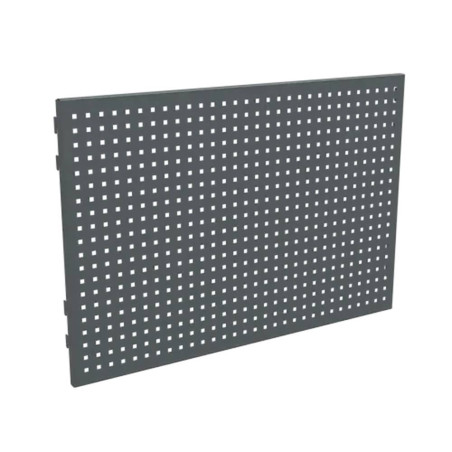 10 Panneaux Perforés Grands 576x396.6 mm - Anthracite Intégré - Acier Durable - D-Work