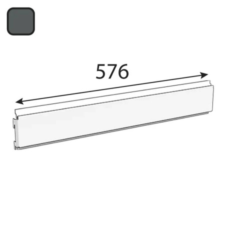 10 Barres Horizontales 576x94 mm - Anthracite - Intégration Goliat - D-Work