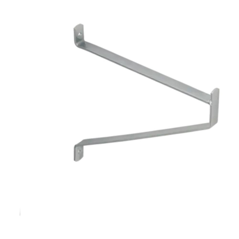6 Équerres Forte Charge 250x255 mm - Acier Zingué - Fixation Robuste - D-Work