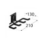 6 Crochets Système Goliat Sgh3 - 200X75 mm - D-Work 6 Crochets Système Goliat Sgh3 - 200X75 mm - D-Work