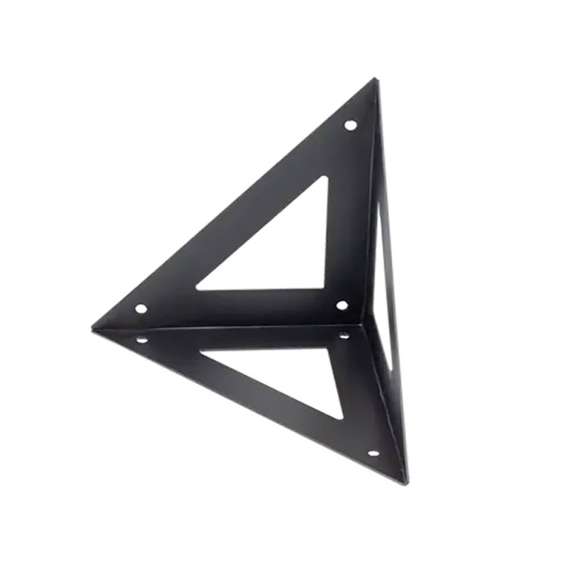10 Équerres C 120x120x120 mm - Acier Zingué - Fixation Solide et Pratique - D-Work