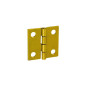 50 Charnières Zinguées Bichromatées 50x46x1 mm - Fixation Durable - D-Work