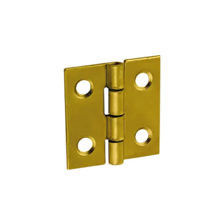 50 Charnières Zinguées 50x46x1 mm - Fixation Durable et Fiable - D-Work