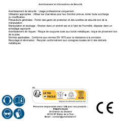 50 Charnières Zinguées 60x48x1 mm - Acier - Fixation Durable - D-Work