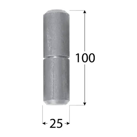 10 Charnières ZMP 60x30x2,5 mm - Acier - Fixation Robuste - D-Work