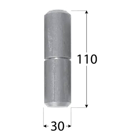 10 Charnières ZMP 70x30x3 mm - Acier - Fixation Robuste - D-Work